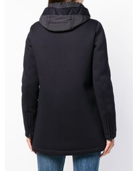 Женское темно-синее пальто от Herno