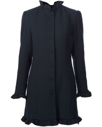 Женское темно-синее пальто от J.W.Anderson