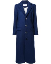 Женское темно-синее пальто от JULIEN DAVID