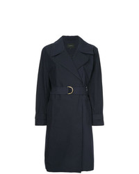 Женское темно-синее пальто от Lee Mathews