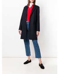 Женское темно-синее пальто от A.P.C.