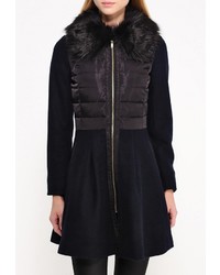 Женское темно-синее пальто от LOST INK