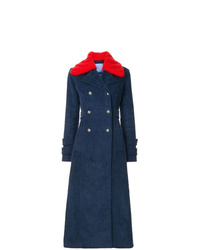 Женское темно-синее пальто от Macgraw