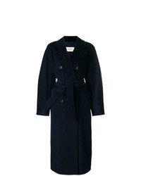 Женское темно-синее пальто от Max Mara