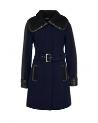Женское темно-синее пальто от Morgan