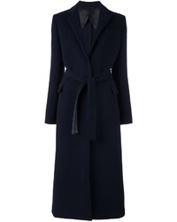 Женское темно-синее пальто от MSGM
