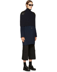 Женское темно-синее пальто от Acne Studios