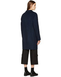 Женское темно-синее пальто от Acne Studios