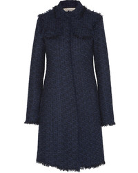 Женское темно-синее пальто от Nina Ricci