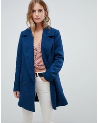 Женское темно-синее пальто от Only