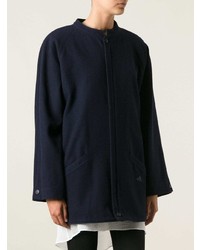 Женское темно-синее пальто от Versace Vintage