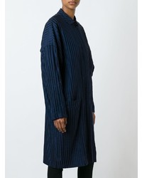 Женское темно-синее пальто от Versace Vintage