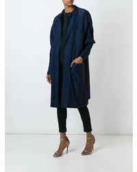 Женское темно-синее пальто от Versace Vintage