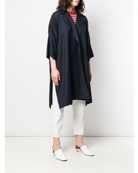 Женское темно-синее пальто от Max Mara