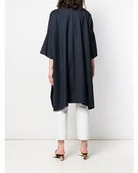 Женское темно-синее пальто от Max Mara