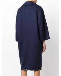 Женское темно-синее пальто от Marni