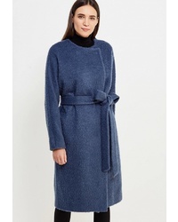 Женское темно-синее пальто от Pallari