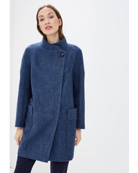 Женское темно-синее пальто от Paradox