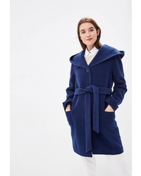 Женское темно-синее пальто от Paradox