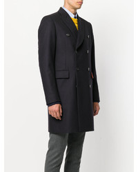 Мужское темно-синее пальто от Paul Smith