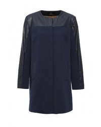 Женское темно-синее пальто от Piena