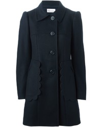Женское темно-синее пальто от RED Valentino