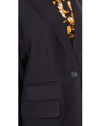 Женское темно-синее пальто от By Malene Birger