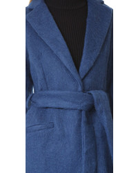 Женское темно-синее пальто от Keepsake