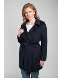 Женское темно-синее пальто от Shartrez