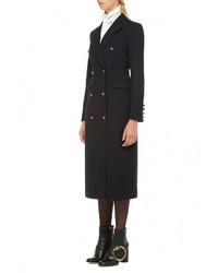 Женское темно-синее пальто от Soeasy