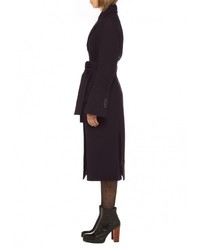 Женское темно-синее пальто от Soeasy