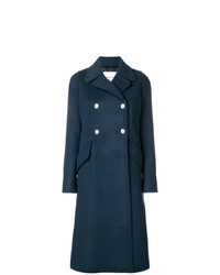 Женское темно-синее пальто от Sonia Rykiel