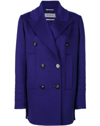 Женское темно-синее пальто от Sportmax