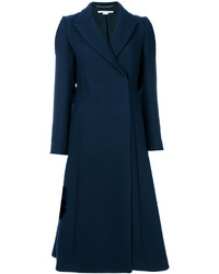 Женское темно-синее пальто от Stella McCartney