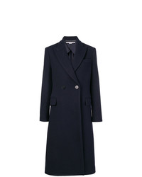 Женское темно-синее пальто от Stella McCartney