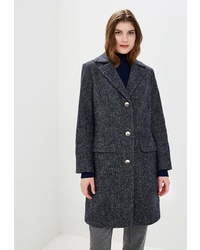 Женское темно-синее пальто от Style national