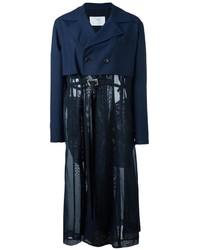 Женское темно-синее пальто от Toga
