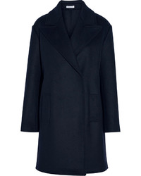 Женское темно-синее пальто от Tomas Maier