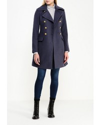 Женское темно-синее пальто от Top Secret