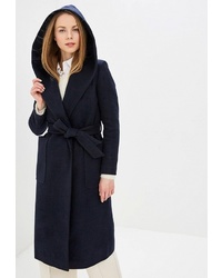 Женское темно-синее пальто от TrendyAngel