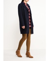 Женское темно-синее пальто от Vila