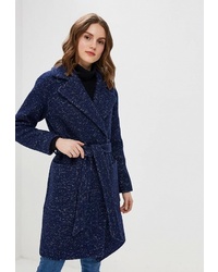 Женское темно-синее пальто от Vivaldi