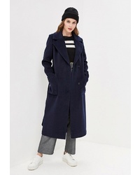 Женское темно-синее пальто от Vivaldi