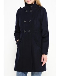 Женское темно-синее пальто от Wallis