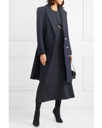 Женское темно-синее пальто от Dion Lee