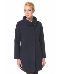 Женское темно-синее пальто от Спартак