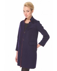 Женское темно-синее пальто от Спартак