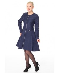 Женское темно-синее пальто от Спартак