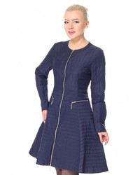 Женское темно-синее пальто от Спартак