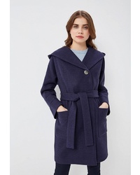 Женское темно-синее пальто от Спартак